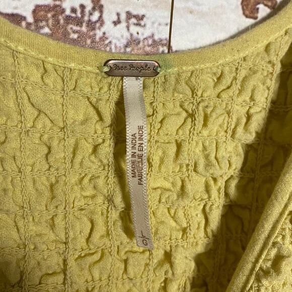 Free People Tito Pure Cotton Textured Tank Dress - Picture 7 of 10